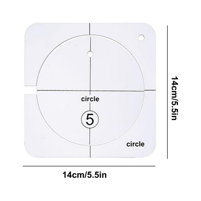 Sewing Kit for Sewing Machine Acrylic Diy Sewing Patchwork Ruler Special-Shaped Hollow Sewing Kit Patchwork Template