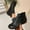 Black, variant on Viluyesy Womens Ankle Boots, Side Zipper Round Toe Flat Heels Classic Fashion Booties Black US7