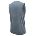 thumbnail image 3 of Men's MSX by Michael Strahan Gray New Orleans Saints Warm Up Sleeveless T-Shirt, 3 of 3