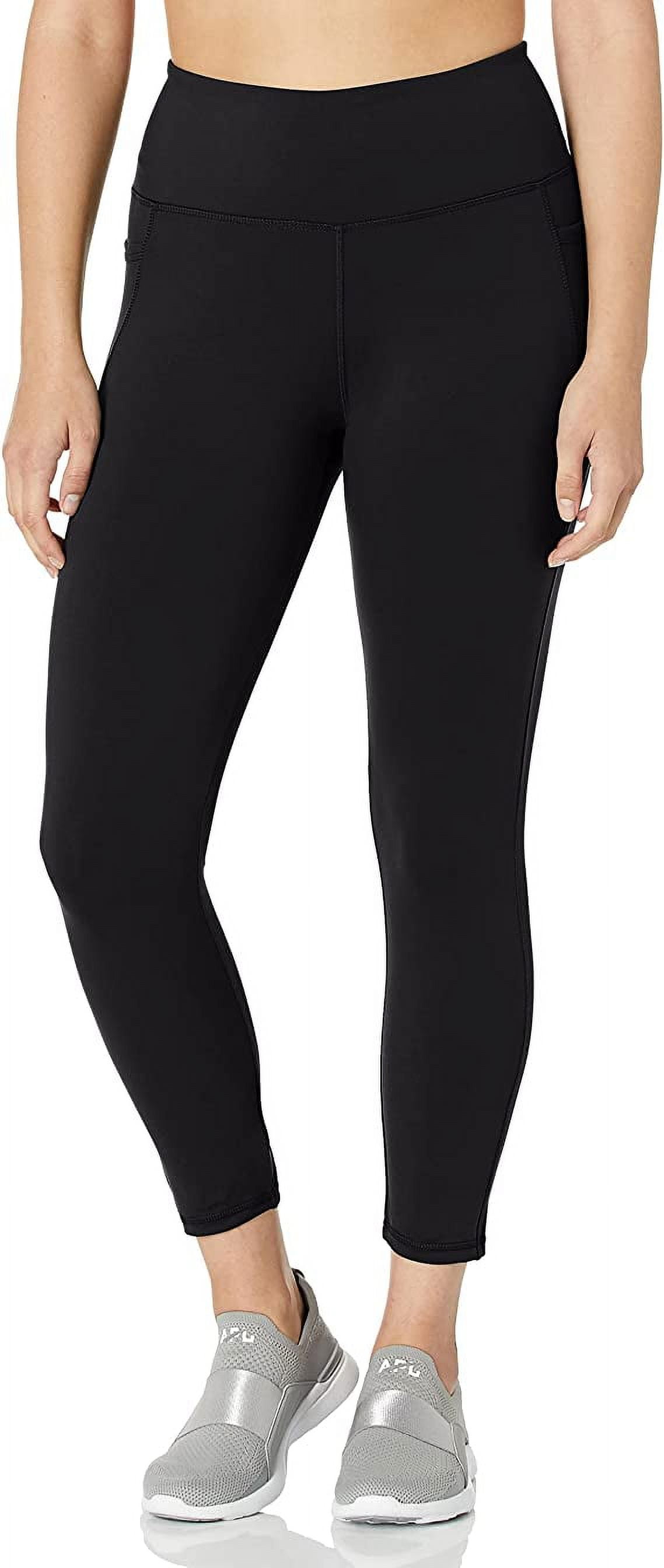 Danskin Women's Sleek Fit Yoga Crop Pant 3X Black - Walmart.com