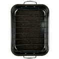 thumbnail image 2 of Brooklyn Steel Co. Retrograde Roaster & Rack, Black, 2 of 3