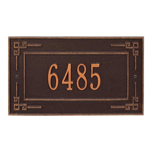 Special Lite Products SAP-4180-ORB Classic Address Plaque, Oil Rubbed Bronze