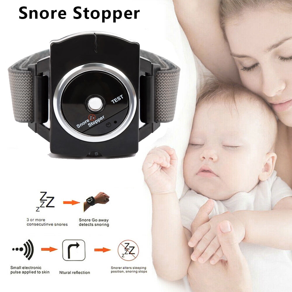 AntiSnore Wristband Sleep Aid Bracelet Biosensor Anti Snoring Device Infrared Ray Snore Stopper
