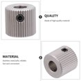 thumbnail image 6 of BESTOYARD Extrusion Wheel 40 Teeth Silver Stainless Steel 3D Printer Accessory 4Pcs, 6 of 7