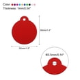 thumbnail image 2 of Etiquetas en blanco para grabado láser redondo, etiquetas en blanco para estampado, etiqueta de identificación para perros, etiquetas de metal DIY de 10 colores, paquete de 10, 2 of 7