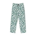 thumbnail image 6 of Uemuo Floral Pattern Men's Wide Leg Palazzo Lounge Pants with Pockets Light Weight Loose Comfy Casual Pajama Pants-XX-Large, 6 of 9