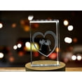 thumbnail image 5 of Wine and Love 3D Engraved Crystal 3D Engraved Crystal Keepsake/Gift/Decor/Collectible/Souvenir, 5 of 6