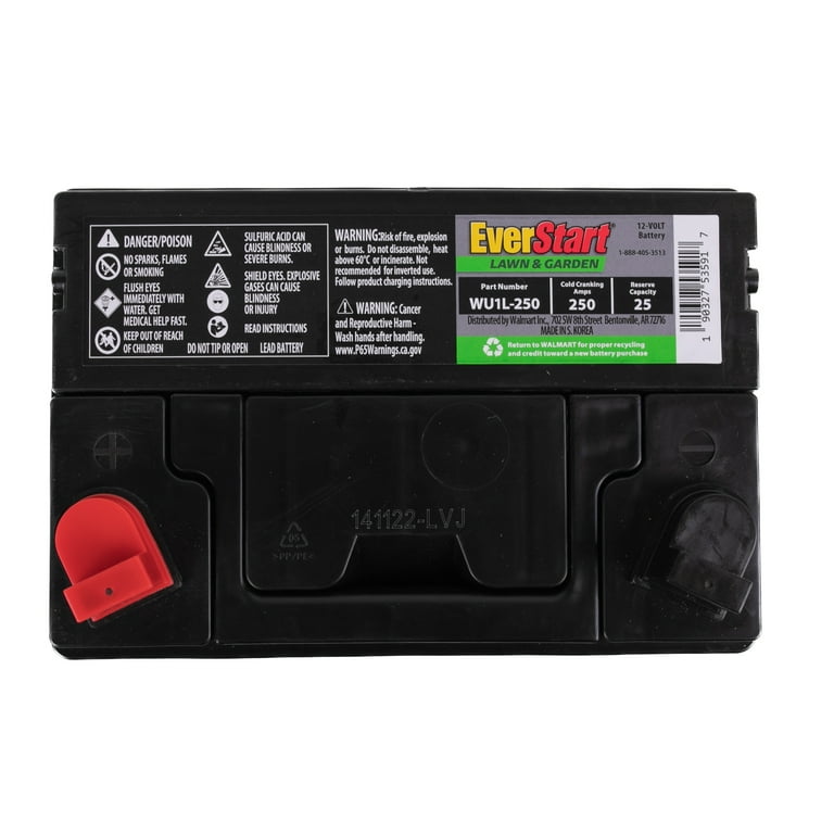 Walmart garden 2024 tractor battery