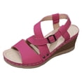 thumbnail image 1 of DAFEI Sandales Femmes Habillées à Plateforme Compensée Sandales Légères d'Été à Bride Sandales Décontractées de Vacances Augmenter la Hauteur Chaussures Rétro de Villégiature, 1 of 7