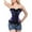 Purple, variant on Womens Gothic Waist Cincher Corset Bustier Body Shaper Floral Corset Vintage Pattern Knitting Shapewear Plus Size