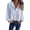 White L, variant on Ice Silk Wrinkles Shirt Lapel Lantern Long Sleeve Single Breasted Office Work Tunic Tops Casual Loose Fit Blouse Daily Wear