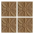 thumbnail image 1 of Adornos de apliques tallados creativos, accesorios para manualidades DIY, escultura tallada, calcomanía de para armario, oficina, escritorio, 8 estilo Sunnimix Aplique tallado en madera, 1 of 8