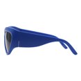thumbnail image 4 of Women's Wrap Butterfly Cat Eye Sunglasses Modern Aerodynamic Design UV400 Blue, 4 of 4