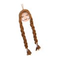 thumbnail image 2 of Soporte para lazos para el cabello, organizador de diademas, soporte para lazos para el cabello, con gancho, exhibición, para niñas, decoración para marrón, 2 of 8