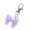A, variant on Lip Balm Keychain Caps, Stylish Holder with Bowknot Design, & Portable for Daily Use, for Women & Girls