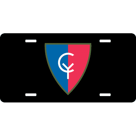 U.S. Army 38th Infantry Division License Plate