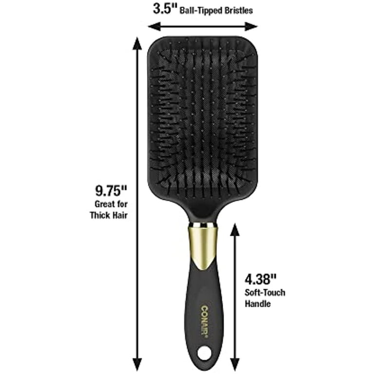 Conair Velvet Touch Paddle Brush Color May Vary Multi Walmart