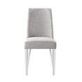 thumbnail image 2 of Taylor Chair With White Leg and Gray Fabric, 2 of 4
