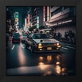 thumbnail image 2 of Maki 26x26 Black Modern Wood Framed Wall Art Titled - Toyota Ae86 Drifting In Style Iv, 2 of 6