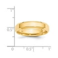 thumbnail image 4 of 14k Yellow Gold 5mm Beveled Edge Comfort Fit Wedding Band Size 13.5 BEC050, 4 of 5