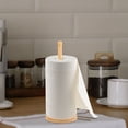 thumbnail image 4 of TEHAUX 3-Pack Paper Towel Holders for Kitchen and Bathroom, Light Brown, and Sturdy Design, 4 of 8