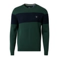 thumbnail image 5 of Chaps Men's & Big Men's Original Cotton Crewneck Color Block Sweater, 5 of 7