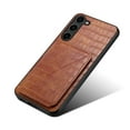 thumbnail image 6 of Mantto Crocodile Grain PU Leather Back Wallet Phone Case for Samsung Galaxy A05S, Hidden Magnetic Credit Card Slot Holder, Horizontal & Vertical Kickstand Durable Protective Cover, Brown, 6 of 6