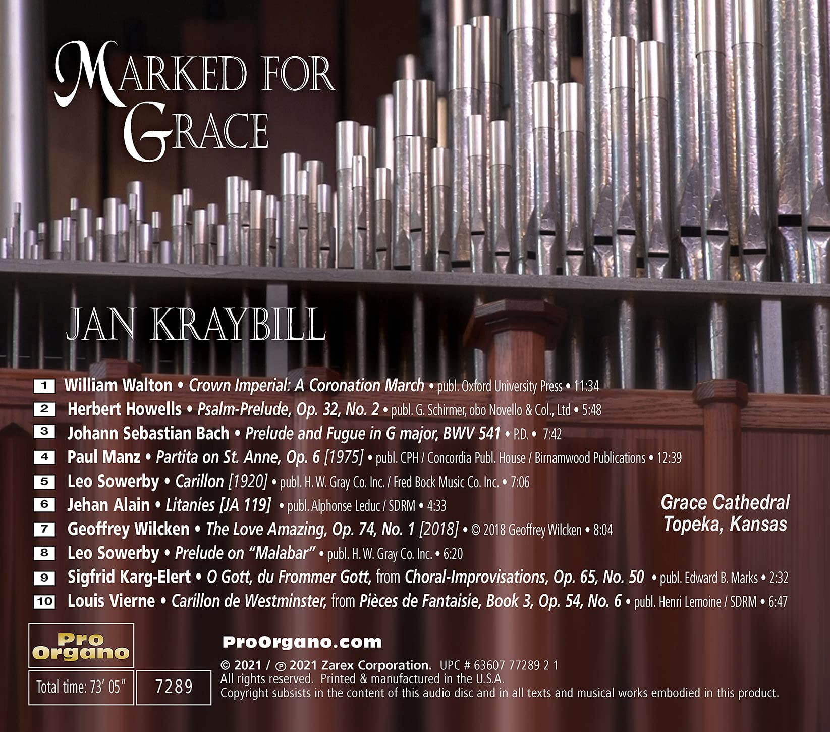 Various Artists - Marked for Grace - Music & Performance - CD