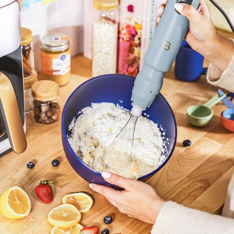 Beautiful 2-Speed Immersion Blender with Chopper & Measuring Cup