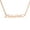 Rose gold, variant on Custom Stainless Steel Heart Pendant Necklace Gold Chain Personalized Name Necklaces Jewelry Necklaces for Women