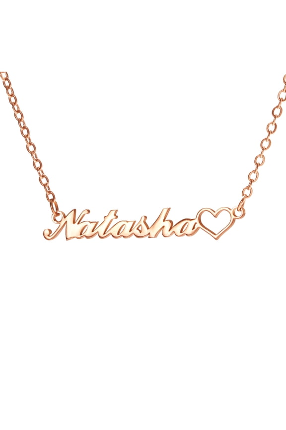 Custom Stainless Steel Heart Pendant Necklace Gold Chain Personalized Name Necklaces Jewelry Necklaces for Women