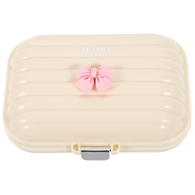 Travel Pill Organizer Compartments Pill Case Small Pill Box Portable Jewelry Storage Box