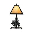thumbnail image 2 of Meyda Tiffany 32467 Lodge Accent Table Lamp From The Moose Collection - MultiColor, 2 of 2