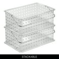 thumbnail image 4 of Stackable Shower Caddy Basket with Handle for Bathroom or Dorm - Shower Organizer for Body Wash or Shampoo - Made in USA, 4 of 8