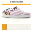 thumbnail image 2 of Kids Slippers Hello Kitty House Slippers Warm Soft Plush Slipper Anti-Slip Winter Fluffy House Shoes for Boys Girls, 2 of 7