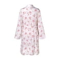 thumbnail image 5 of Metropolitan Womens Nightgown and Robe Set Matching Gown and Robe Sets - Rose Bouquet, Large, 5 of 9
