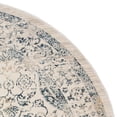 thumbnail image 5 of SAFAVIEH Evoke Grosvenor Traditional Distressed Area Rug, Beige/Turquoise, 6'7" x 6'7" Round, 5 of 7
