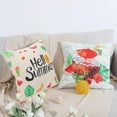 thumbnail image 6 of Summer Pillow Covers 18" x 18" Set of 4, Hello Summer Pillow Cases Sweet Summer Time Throw Pillows Covers Watermelon Pineapple Summer for Home Decor Couch Sofa Patio Bedroom, 6 of 6