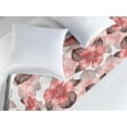 thumbnail image 2 of Delicate Blooms Bed Runner, Watercolor Illustrated Flowers Vintage with Neutral Leaves Art, Decorative Accent Bedding Scarf for Hotels Homes & Guest Rooms, Queen, Coral Dark Mauve White, by Ambesonne, 2 of 3