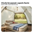 thumbnail image 3 of Abbraccia Colchón inflable para camping, auto inflable, portátil, impermeable, suave para la piel, colchoneta multimedida, 3 of 6