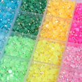 thumbnail image 2 of Cristales De Colores NQ 12 Cristales Brillantes Decoración De Uñas Tamaños Mixtos, 2 of 5
