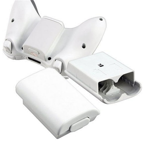 2pc White Battery Cover for Microsoft Xbox 360