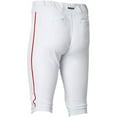 thumbnail image 3 of Marucci Men's Excel Tapered DoubleKnit Piped Knicker Baseball Pants White/Red 2XL, 3 of 5
