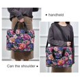 thumbnail image 6 of FORMRS 16" Laptop Bag Carrying Sleeve Case with Handle Travel Shoulder Briefcase, Soft Pinks Flowers, 6 of 8