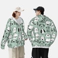 thumbnail image 4 of Vsdgher Sweat à Capuche Imprimé Chiot pour Adultes, Protection Éruption Cutanée pour Hommes et Femmes, Manches Longues, Protection Solaire, Pêche, Course, Natation, TTG, 4 of 7