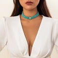thumbnail image 2 of Yoyauz 3 Tier Pearl Necklace Women's Bohemian Pearl String Necklace Fashion Jewelry Halloween Party Christmas Gifts, 2 of 5