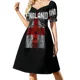 thumbnail image 3 of Vestido keffiyeh negro Ropa de mujer Vestidos elegantes Tallas grandes, 3 of 7