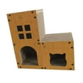 thumbnail image 3 of Casa rascadora para gatos, centro de actividades, escondite, mueble para gatos, cama rascadora para conejitos, gatos de interior, cumpleaños de gatos, 3 of 8