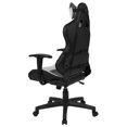thumbnail image 2 of Cumberland Comfort Series High Back Gray and White Reclining Racing/Gaming Office Chair with Adjustable Lumbar Support, 2 of 9