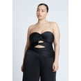 thumbnail image 4 of ELOQUII Women's Plus Size Twist Detail Jumpsuit With Cutout, 4 of 4